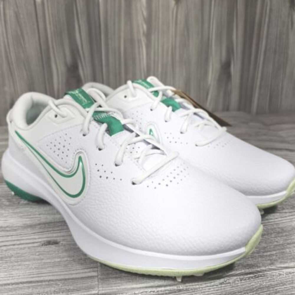 Nike Victory Pro 3 Wide Fit Golf Shoes White/GreenDX9028-103 Men's Size 10 NEW